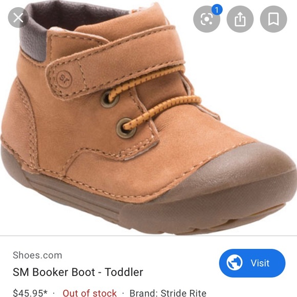 Stride Rite Memory Foam Toddler Boot
